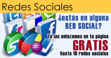 Enlaces a redes sociales